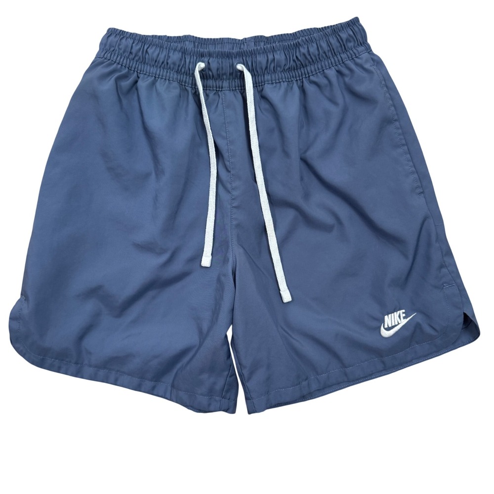 Nike Mens Sportswear Woven Shorts Slate Blue Gray Mesh Lined Small